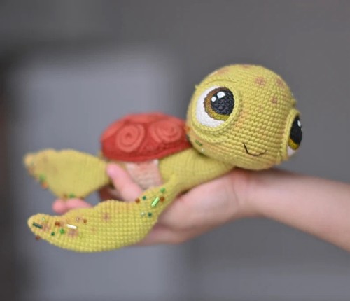 Squirt finding nemo crochet - squirt,