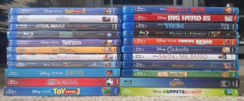 Disney blu ray lot new - disney, blu-ray