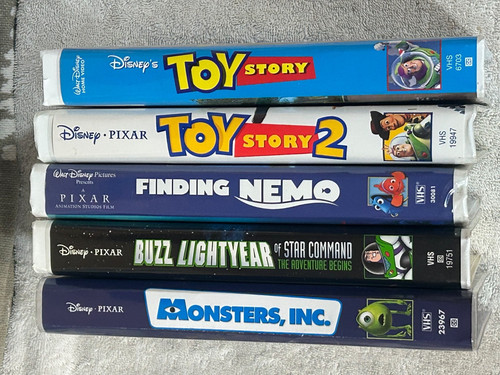 Pixar vhs lot toy - vhs,